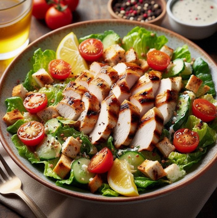 Grilled Chicken Caesar Salad