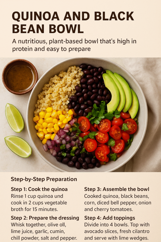 Quinoa and Black Bean Bowl
